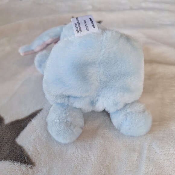 2022 Aurora Dr Seuss Horton Hears A Who Palm Pal Plush Blue Elephant 6" - Picture 3 of 6